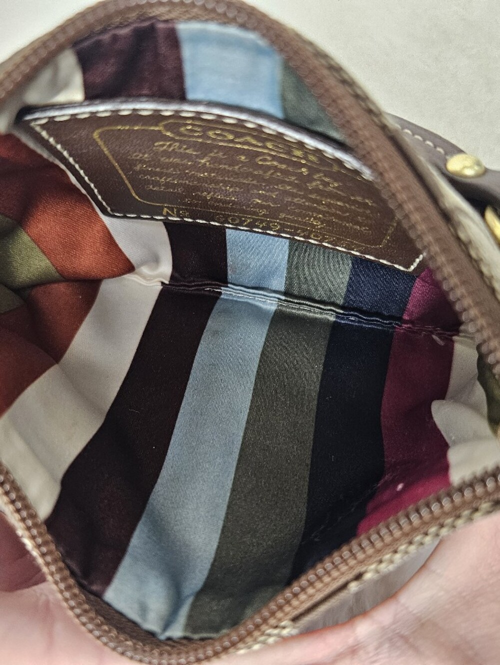 Coach legacy stripe - Gem